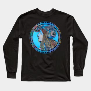 Copy of Framed Dream of Vitrail Pour la facade de la Boutique Fouquet Long Sleeve T-Shirt